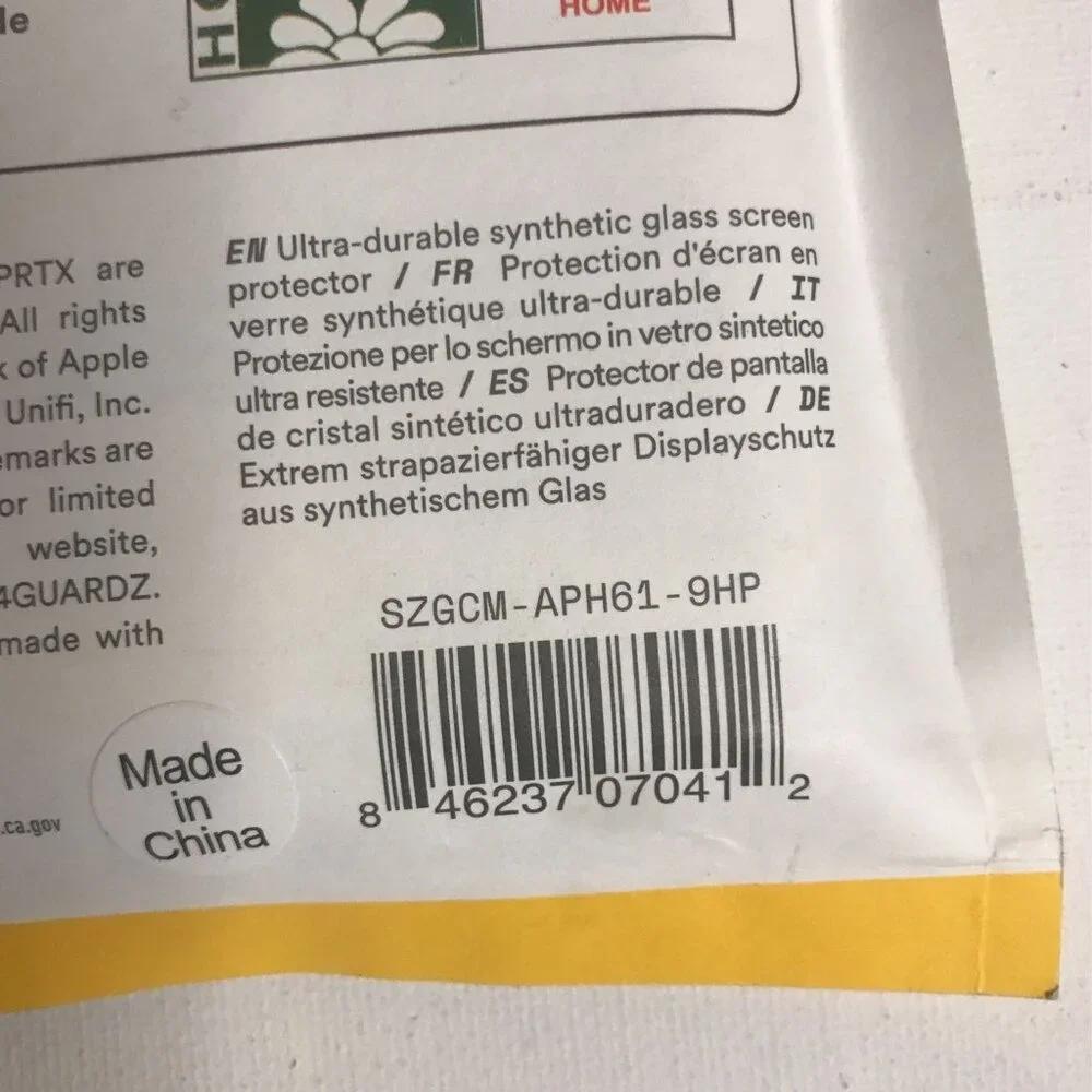 BodyGuardz Eco PRTX iPhone 13 / 13 PRO Shatterproof Glass Screen Protector Clear